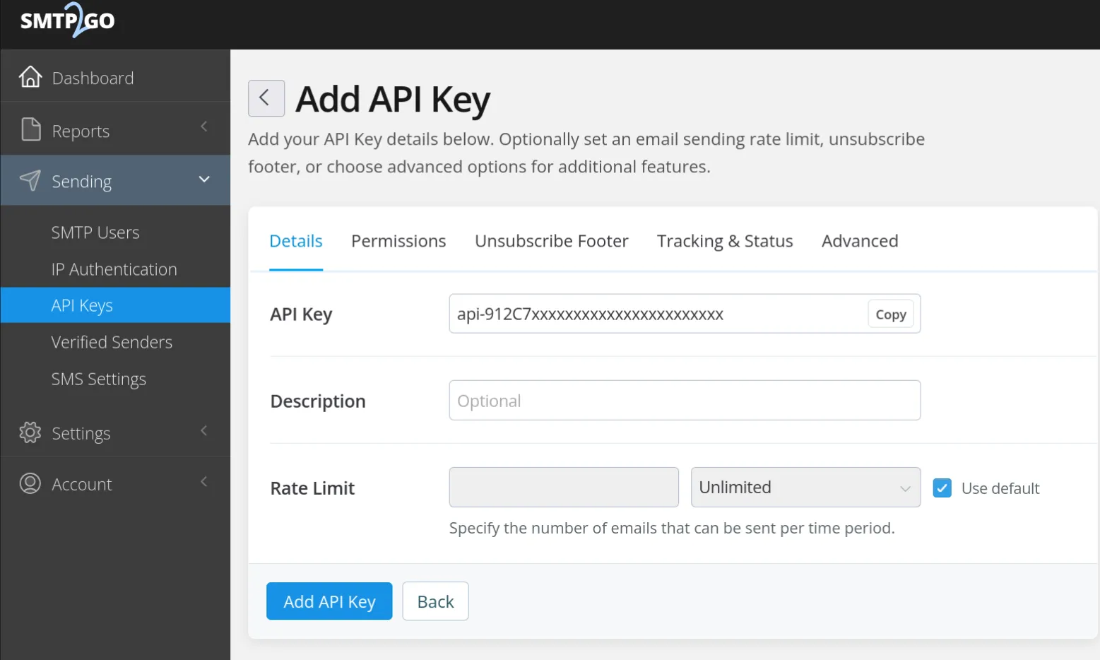Configure API Key
