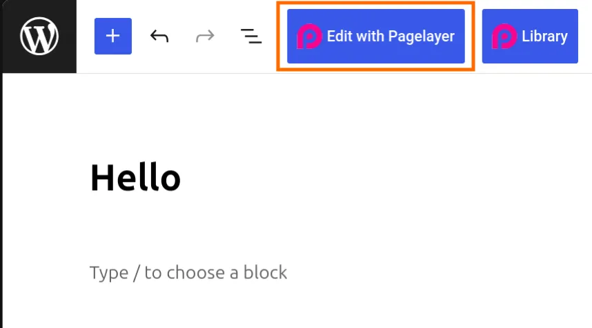 Editing Page with Pagelayer