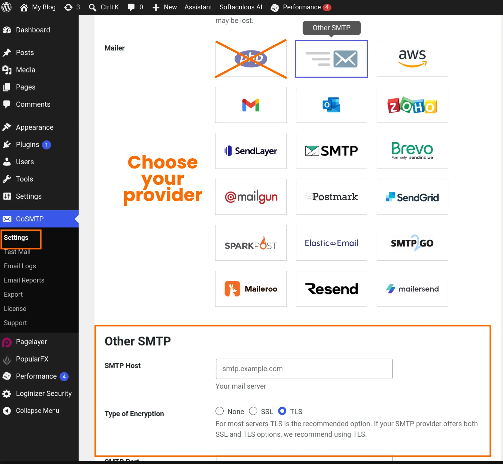 Configure Email Settings