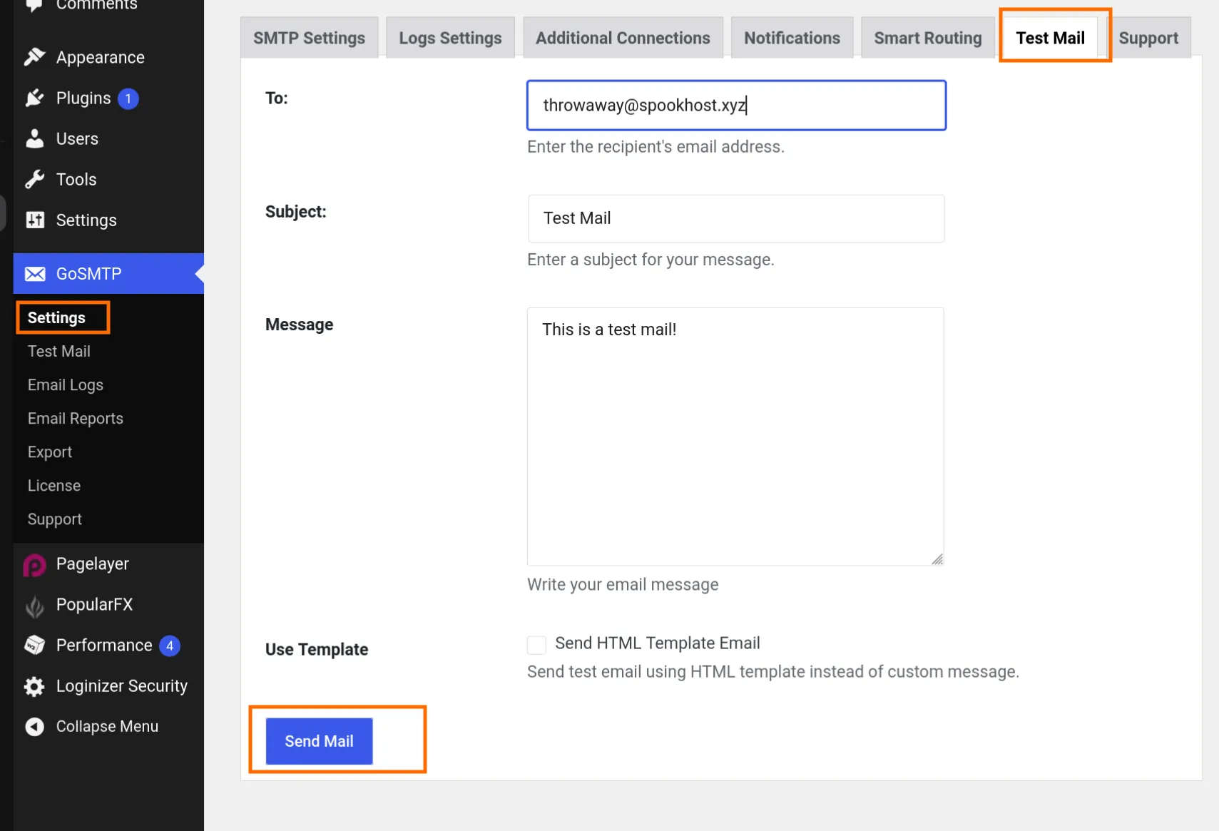 Test Email Delivery
